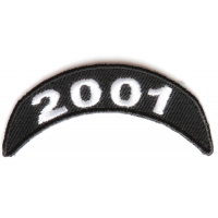 2001 Upper Rocker Patch In Black White