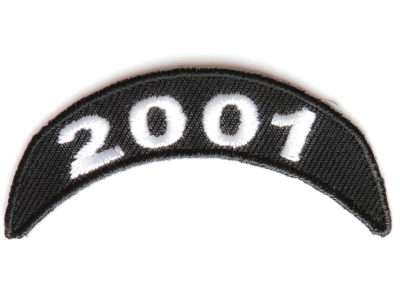 2001 Upper Rocker Patch In Black White