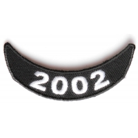 2002 Lower Rocker Patch In Black White