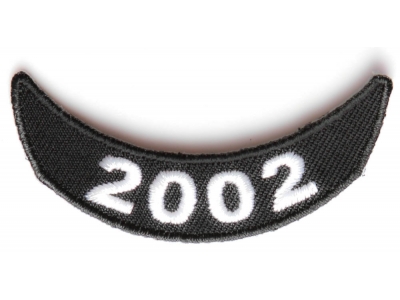 2002 Lower Rocker Patch In Black White