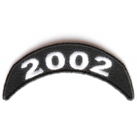 2002 Upper Rocker Patch In Black White