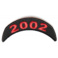 2002 Upper Year Rocker Patch In Red