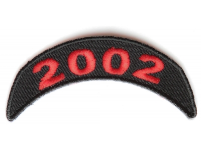 2002 Upper Year Rocker Patch In Red