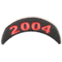 2004 Upper Year Rocker Patch In Red