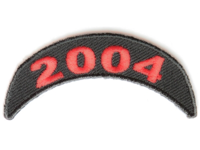 2004 Upper Year Rocker Patch In Red