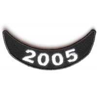 2005 Lower Rocker Patch In Black White