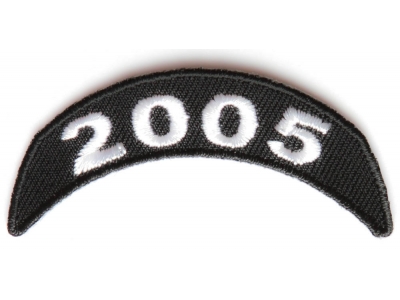 2005 Upper Rocker Patch In Black White