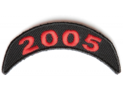 2005 Upper Year Rocker Patch In Red