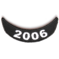 2006 Lower Rocker Patch In Black White