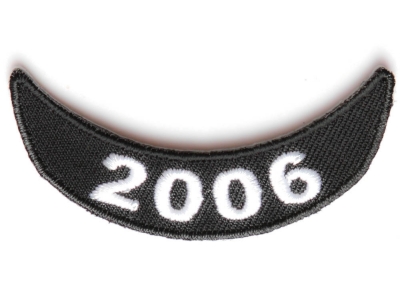 2006 Lower Rocker Patch In Black White