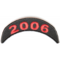 2006 Upper Year Rocker Patch In Red