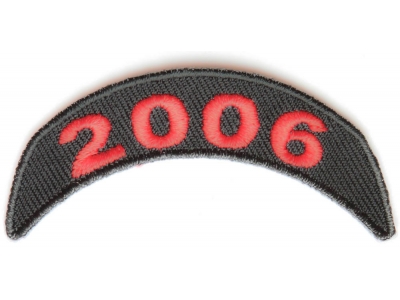 2006 Upper Year Rocker Patch In Red