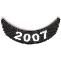 2007 Lower Rocker Patch In Black White