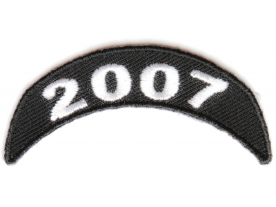 2007 Upper Rocker Patch In Black White