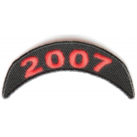 2007 Upper Year Rocker Patch In Red