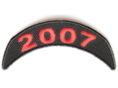 2007 Upper Year Rocker Patch In Red