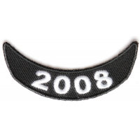 2008 Lower Rocker Patch In Black White