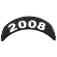 2008 Upper Rocker Patch In Black White