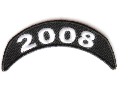 2008 Upper Rocker Patch In Black White