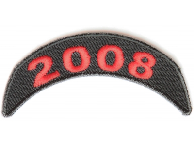 2008 Upper Year Rocker Patch In Red