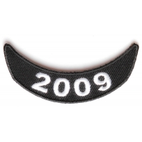 2009 Lower Rocker Patch In Black White