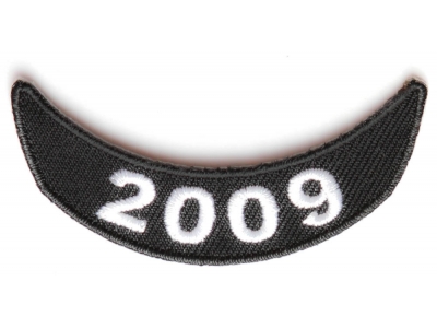 2009 Lower Rocker Patch In Black White