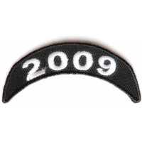 2009 Upper Rocker Patch In Black White