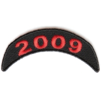 2009 Upper Year Rocker Patch In Red