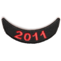 2011 Lower Rocker Patch In Red