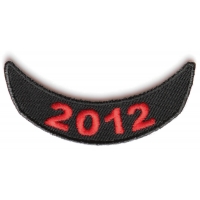 2012 Lower Rocker Patch In Red