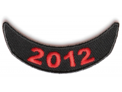 2012 Lower Rocker Patch In Red