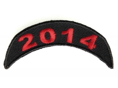 2014 Top Rocker Patch In Red