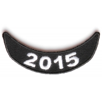 2015 White Lower Rocker Patch