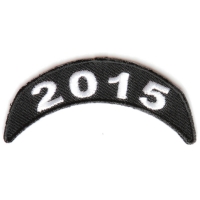 2015 White Upper Rocker Patch