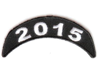 2015 White Upper Rocker Patch