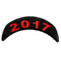 2017 Red Upper Rocker Patch