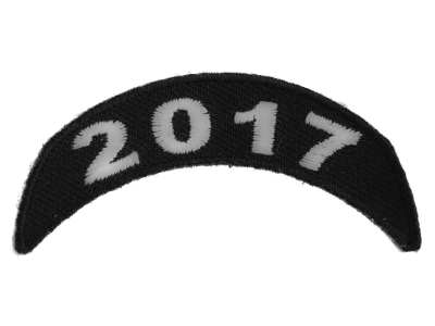 2017 White Upper Rocker Patch