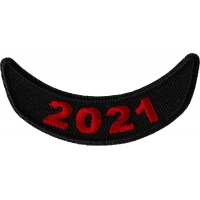 2021 Year Rocker Patch Lower Red