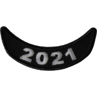 2021 Year Rocker Patch Lower White