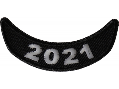 2021 Year Rocker Patch Lower White