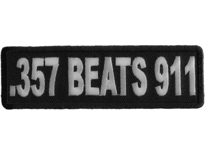 357 Beats 911 Patch | Embroidered Patches