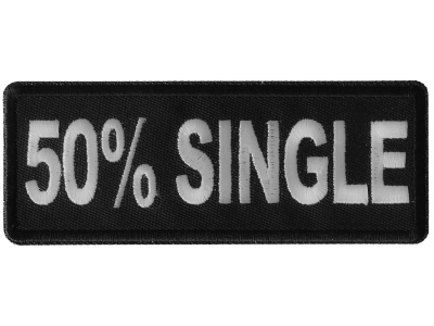 50 Percent Single Patch