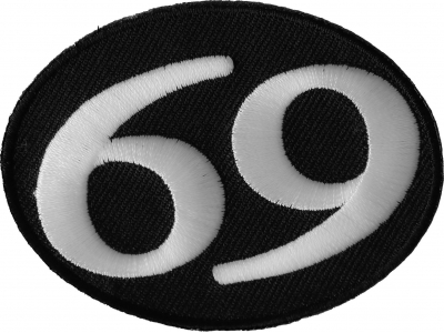 69 Patch Oval | Embroidered Patches