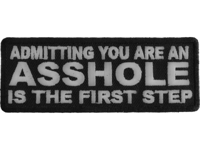 Admit You Are An Asshole Patch