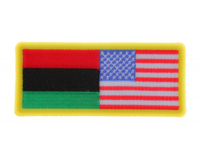 African American Flag Patch | Embroidered Patches