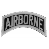 Airborne Small Rocker Patch | US Army Military Veteran Patches