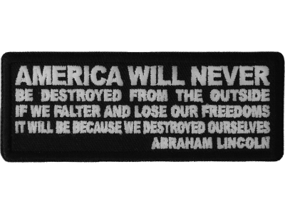 America Will Never Be Destroyed From the Outside Patch