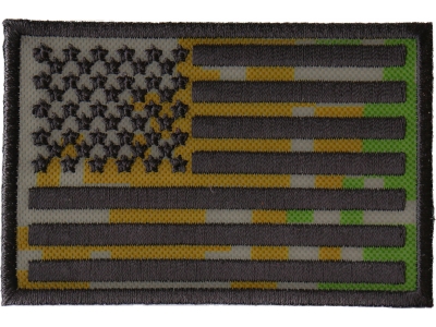 American Flag Camo Patch