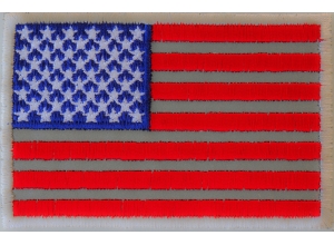 American Flag Reflective Patch | Embroidered Patches