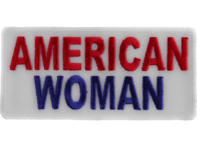 American Woman Patch | Embroidered Patches